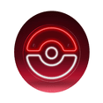 thumbnail image 1 of Letrero De Neón Pokémon Pokébola Para Decoración 25 Cm, 1 of 3