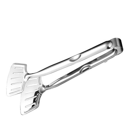 

2Pcs BBQ Stainless Food Clip Steak Bread Clamp Kitchen Frying Cooking Filter