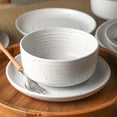 thumbnail image 4 of Earth & Clay Ion 12-Piece Dinnerware Set Stoneware, White, 4 of 7