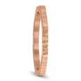 thumbnail image 2 of SZUL Women's Thin 1.5MM Eight Sided Octagon Hammered Finish Wedding Band in 14K Rose Gold, 2 of 4