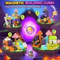 thumbnail image 4 of Bloques magnéticos Playtigo Mine Magnet World 100 unidades para niños a partir de 3 años, 4 of 7