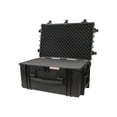thumbnail image 1 of Monoprice Weatherproof / Shockproof Hard Case with Wheels - Black IP67 level dust and water protection up to 1 meter depth with Customizable Foam, 33" x 22" x 17", 1 of 5