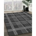 thumbnail image 3 of Ahgly Company Machine Washable Indoor Square Transitional Gray Brown Area Rugs, 5' Square, 3 of 7