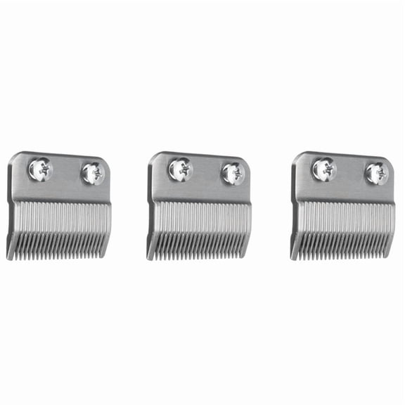 6X Replace Cutter Head Metal Bottom Clipper Blade for Electric Shaver-Silver,3X movable blade 3X Static blade 6X screws,Silver