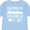 thumbnail image 4 of Inktastic San Diego Someone Loves Me Skyline Boys or Girls Long Sleeve Toddler T-Shirt, 4 of 5