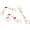 thumbnail image 4 of EeaseCA 3Pcs Bag Extender Purse Chain Decorative Bag Heart Chain Exquisite Purse Chain Bag Extension Chain, 4 of 8