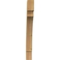 thumbnail image 2 of 4"W x 32"D x 40"H Merced Rough Sawn Knee Brace, Western Red Cedar, 2 of 4