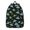 Alien and UFO, variant on Alien Peace Sign Black Pattern Backpack for School, Cute School Bag with Adjustable Shoulder Straps and Padded Back, 15.7"x11.8"x5.5"