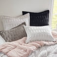 thumbnail image 6 of Luxurious Bedding Sets Faux Fur Comforter King/Cal King Black Modern Cozy Design, 6 of 11
