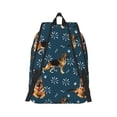 thumbnail image 3 of Balery German Shepherd Dog Vintage Canvas Backpack for Men and Women - Large Capacity, Durable Travel Laptop Bag for School, Work, Hiking, and Outdoor Activities, 3 of 7