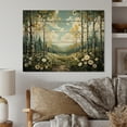 thumbnail image 2 of Designart "Silent Woods Birch Woods IV" Tree Birch Print on Natural Pine Wood, 2 of 5