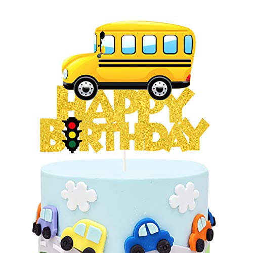 Swanage Open Top Bus Birthday Cake | Susie's Cakes