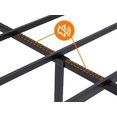 thumbnail image 4 of COZONY King Bed Frame Black Iron Platform With Headboard and Footboard,79.2*76.8*35.1",Firm Support Structure,12.2-Inch Underbed Storage,No Springs Required,Easy Assembly,Modern Style Furniture, 4 of 5