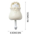 thumbnail image 2 of Yaoyar Cute Wall Hooks, Adhesive Cat Key Holder for Room Decor, Cat Coat Hooks Heavy Duty Wall Mounted for Towel Backpack Hat Scarf Hanging Decorations, 2 of 2