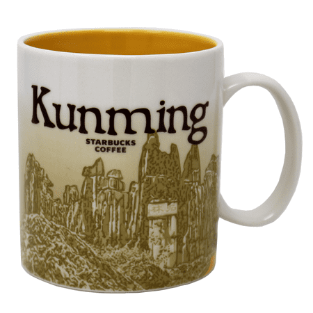 Starbucks Global Icon Series Kunming Ceramic Mug, 16 Oz