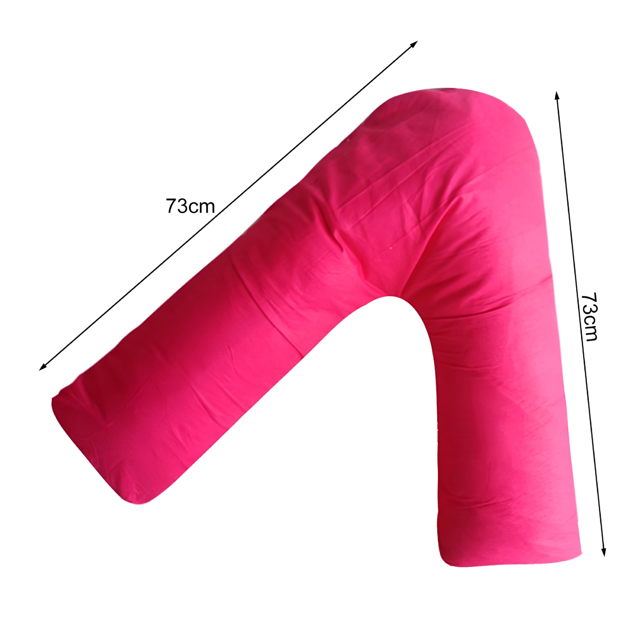 XIBUFE Nursing Pregnancy Pillow with Removable Cover Pp Cotton Fully Filled Back Shoulder Neck Support Orthopedic V Pillow