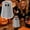 Grey, variant on Z52LingLing Decoration 1-Pack Freestanding Ghost Drink Sleeve, Insulated White Halloween Can Cooler Holder with Stable Base for Bar