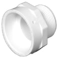 thumbnail image 2 of Adaptador de tubo Charlotte Pipe PVC de 2 cm con cubo x 2 cm de profundidad MPT, paquete de 1, 2 of 2
