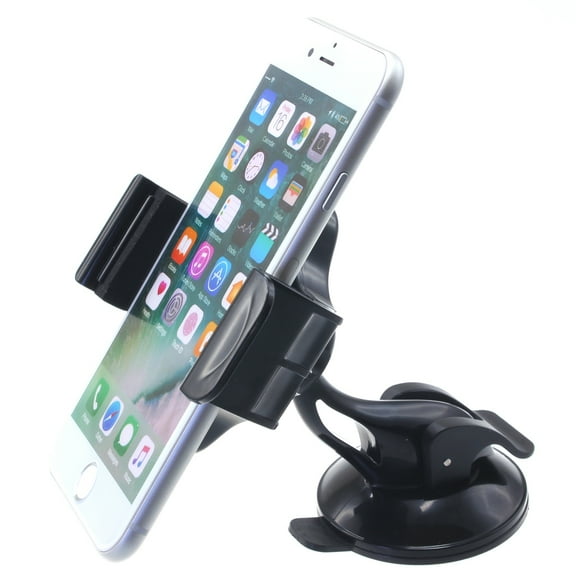 Windshield Car Mount for Cricket Debut Smart/S3/S2/Flex - Holder Glass Cradle Rotating Dock