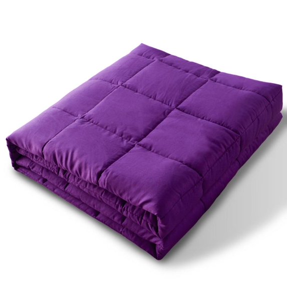 KasentexCotton Bed Blanket, Twin, Purple