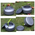 thumbnail image 2 of Hervidor de agua para acampar al aire libre Meterk de 0,8 l, 1,2 l y 1,6 l, de aluminio, con bolsa de transporte, 2 of 7