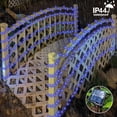 thumbnail image 3 of Guirnalda de luces solares QITONG, paquete de 2, 23 m, azul, resistente al agua, 3 of 8