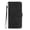 Black, variant on Wallet Case for Realme 13 Pro with Card Holder, Cash Pocket, Kickstand, Magnetic Clasp & Wrist Strap, Geometric Texture Folio Cover Green