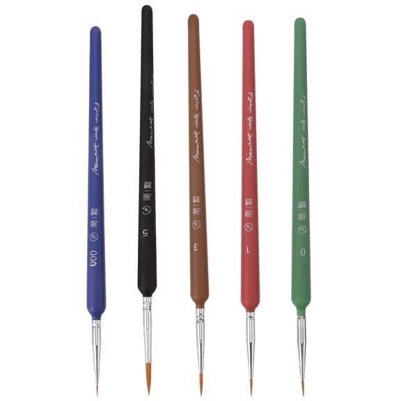 unbranded 5pcs Chinese Calligraphy Brush Fine Tip Painting Ink Calligraphy Pens for Beginner