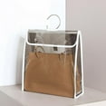 thumbnail image 4 of Dust Bags for Handbags, Clear Handbag Storage, Purse Storage Organizer for Closet, Purse Cover Hanging Closet Organizer with Button and Purse Hook, 4 of 7