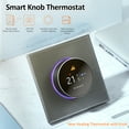 thumbnail image 3 of Amdohai WiFi Smart Thermostat Color Screen Rotary Heating Thermostat with Backlight/Temperature/Sensor/Time Temperature Calibration Adjustment, 3 of 8