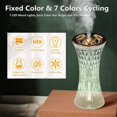 thumbnail image 5 of Lámpara de mesa de cristal con humidificadores para dormitorio, luz nocturna que cambia de color, lámpara de noche de diamantes para dormitorio, sala de estar, regalo, 5 of 5