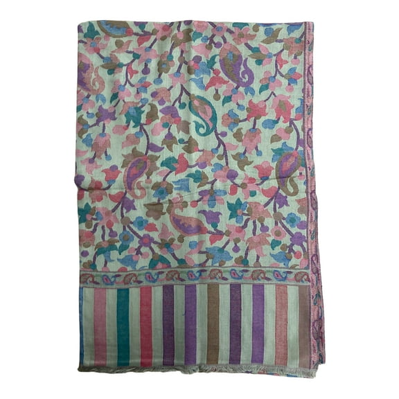 Women's Camel Beige Modal scarves with Elegant Floral Weaving Summer Spring Accessory Perfect for Outdoor Events Casual Events