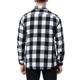 thumbnail image 4 of Puztloy Flannel Shirt Men Plaid Button Down Shirts Long Sleeve for Men Regular Fit Winter Business Work Dress Shirts with Pockets, 4 of 7
