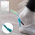 thumbnail image 2 of 2pcs Lazy Shoe Helper Portable Shoe Lifting Helper Handled Plastic Shoehorn, 2 of 2