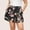 Black, variant on Women'S Printed Shorts, Summer Casual Pocket Shorts, Vacation Shorts