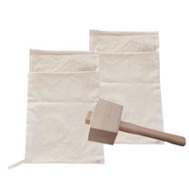 Worgeous Home Users Ice Bags Khaki 3Pcs Kitchen Accessories