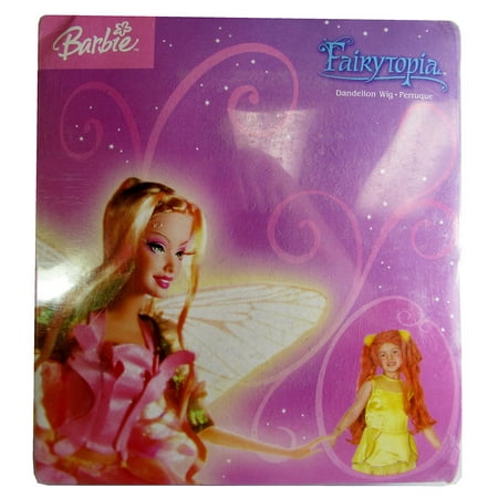 Rubies Girls Barbie Fairytopia Dandelion Wig Costume Accessory, Orange, One Size