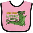 thumbnail image 3 of Inktastic See You Later Alligator with Black Sunglasses Boys or Girls Baby Bib, 3 of 4