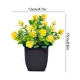 thumbnail image 3 of Ke1Clo Artificial Potted Plant, Small Fake Succulent Bonsai, 6.7 Inch Plastic Desktop Greenery for Home Office, No Maintenance Simulated Plant Decor, 3 of 6