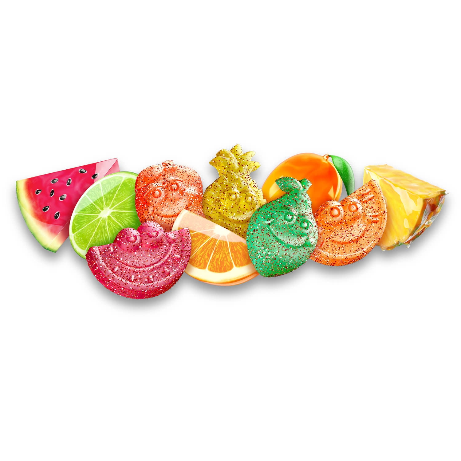 JOLLY RANCHER Heat Wave Gummies Spicy ‘n Sweet Assorted Fruit Flavored Candy Bag, 6 oz