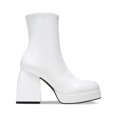 thumbnail image 2 of Bar III Womens Narita Faux Leather Block Heel Ankle Boots, 2 of 3