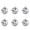 4cm 6pcs, variant on OIUR 6 Pcs Mini Silver Disco Balls, Hanging Mirror Disco Ball Ornaments, Reflective Mirror Ball Decoration with Rope for Party, Wedding, Christmas Tree Decor