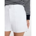 thumbnail image 5 of Time and Tru Women's High Rise Utility Shorts, 3.5" Inseam, Sizes 0-22, 5 of 6