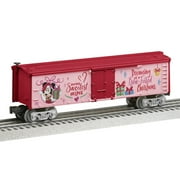 Lionel O Gauge Disney Minnie Santa's Sweet Helper Electric Train Reefer Car, Model Train Rolling Stock