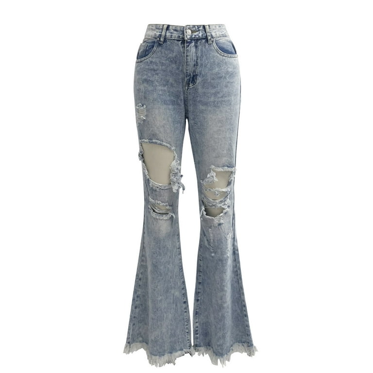 Nrmvnmi Women's Skinny Girlfriend Jeans Stretchy Bell Bottom Nrmvnmi Women's Skinny Girlfriend Jeans Stretchy Bell Bottom