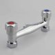 thumbnail image 2 of Bathroom Shower Mixer Tap Brass In-wall Dual Control Hot And Cold Water Valve Twin Outlet Chrome Valve Faucets Accessories, 2 of 10