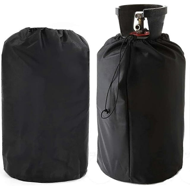Propane Tank Cover, Gas Bottle Full Cover With Drawstrings, Heavy Duty Waterproof Windproof Anti-uv 210d Oxford Gas Tank Cover, Gas Cylinder Cover, Fi