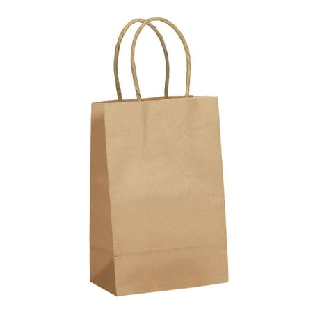 Gkb Brown Kraft Paper Twisted Handle Reusable Ping Bags For Crafts Take Out Giftore 25 Small 5 1 2 X 3 4 8 Gkb Brown Kraft Paper Twisted Handle Reusable Ping Bags For Crafts Take Out Giftore 25 Small 5 1 2 X 3 4 8