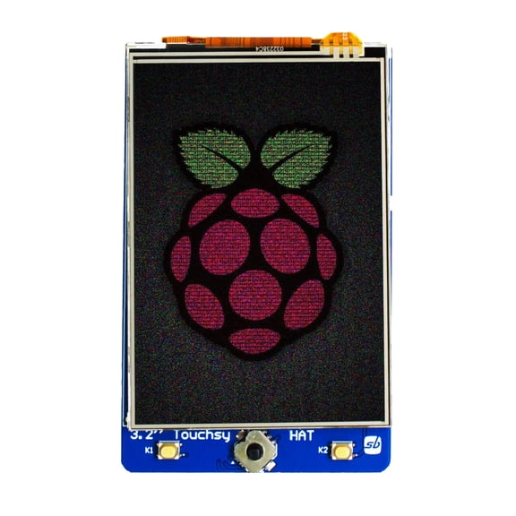 Touchsy - 3.2" Touch LCD Display Hat for Raspberry Pi
