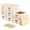 Large 8 Pack, variant on Plastic Storage Crates Large 8 Pack Stackable Organizer with Bamboo Lids